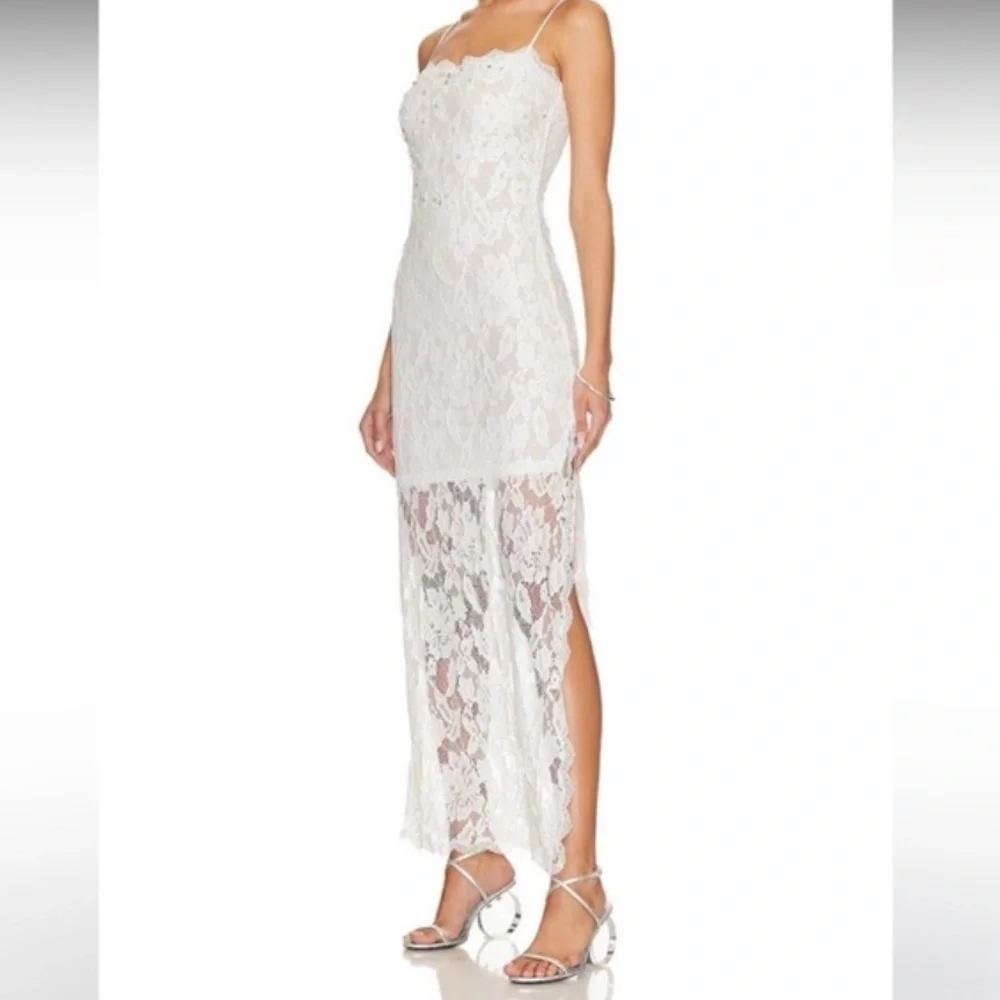 HEMANT & NANDITA for Free People Reet Lace Midi Dress NWT
